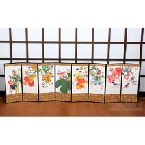 8폭실크병풍大-화조도, 전통포장