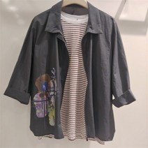 후라밍고 NC10 남방지퍼 블라우스 40222330