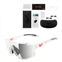 소다몬 RETRON RT3301 시리즈 편광 변색 스포츠 선글라스 전용케이스 클리너 도수클립 코패드, [13] RT3301-C12 변색렌즈