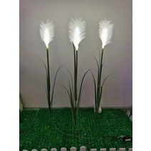 태양광 led 갈대등 야외방수 경관등 테라스조명 옥상꾸미기 정원꾸미기, A.1개 백등+전기