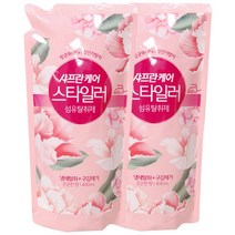 샤프란케어 스타일러 섬유탈취제 은은한 향 리필 400ml, 2개, 은은한향