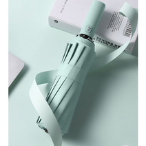 티엔지 튼튼한 예쁜 접이식 3단 암막 자동 우산 양산