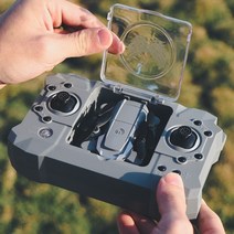 드론 무선 ky905 미니 접이식 rc 원격 컨트롤러 quadcopter fpv drone 항공 사진, 회색 4k 상자