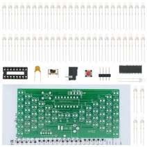 스마트전자칠판 전자칠판 5V 전자 모래 시계 DIY 키트 재미있는 전기 생산 정확한 LED 램프 더블 레이어 PCB 보드 84*40mm, [01] Electronic Hourglass
