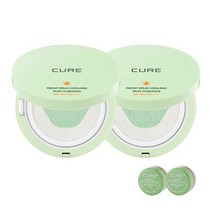김정문알로에 큐어 쿨링 선쿠션 SPF50+ PA++++ 25g x 2p + 미니 2X 크림 3.5g x 2p 세트, 3세트