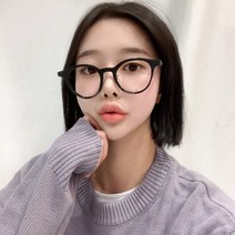 명품 블루라이트차단 남자 여자 뿔테 안경테 시력보호 블랙 안경