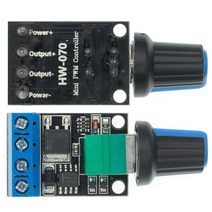 모터속도조절기 전압 조정기 PWM DC 모터 속도 컨트롤러 거버너 무단 LED 조광기 전원 5V 12V 10A