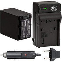 BM Premium NP-FV100A High Capacity Battery and Charger for Sony FDR-AX30 FDR-AX33 FDR-AX53 FDR-AX700, 한개옵션0