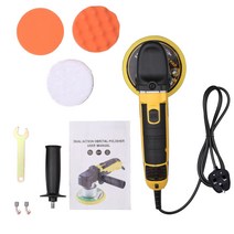 KKMOON 6 인치 가변 속도 듀얼 액션 자동차 폴리셔 핸드 헬드 폴리싱 머신 전기 왁스 기계 5600RPM, EU 플러그, 1개