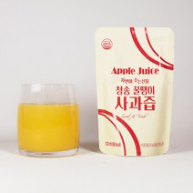 NFC저온착즙 청송 꿀땡이 사과즙 120ml x 30개입, 실속형포장