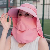 Karvin 탈부착 썬캡여 여름용 한국판 빈티지캡 자외선 차단 라이딩 썬캡 페이스 마스크 모자입니다.