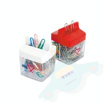 J.ROM 사각 자석크립통 MDC 색랜덤발송 자석클립통