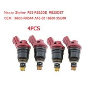 16600-RR544 740cc 연료 인젝터 노즐 4 개 또는 6 개 닛산 실비아 S13 S14 S15 SR20DE 스카이라인 r33-rb2, 01 4PCS