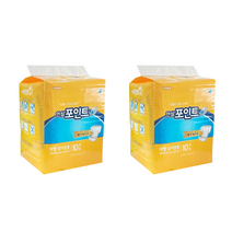 안심 포인트 겉기저귀 골드 노랑 2팩 4팩 6팩 8팩, 4팩 40매