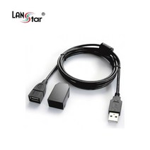 [LANStar] 랜스타 USB2.0 연장 락(LOCK) 케이블 [AM-AF] 5M [LS-USBLOCK-5M]