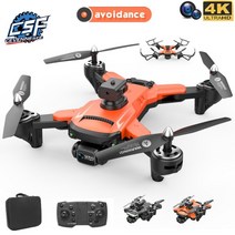 XS011 GPS 입문용촬영용드론 HD 카메라 접이식 쿼드콥터 RC 미니 촬영용드론, 4K블랙2B