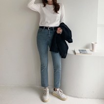 겟잇미 릴네린 슬림핏 워싱 데님 팬츠.겟잇미