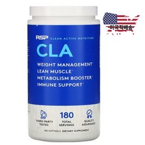 RSP 뉴트리션 CLA 공액리놀레산 180소프트젤 잇꽃씨오일