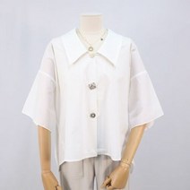 이랜드 [멜본]V카라 반팔블라우스 STBL22F31_NC불광점_