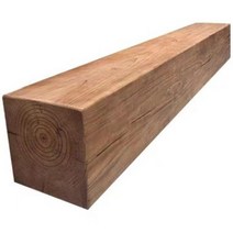 통나무 일자형 평 벤치 의자 야외 체어 가든 디자인, 80X30X30cm