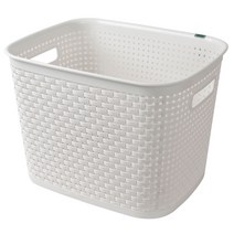 라탄 바구니 (색상랜덤) DD 수납 정리 팬트리 바스켓, 6호