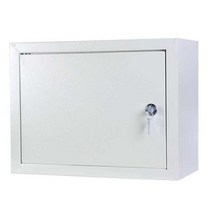 서류 보관용 캐비닛 수납장 소형 가구 관물함 철제, 가로 500x폭 180x높이 400mm