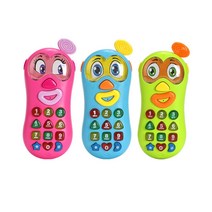 알록달록 불빛나는 유아 장난감핸드폰 버튼놀이 육아용품 국민육아템 역할놀이완구 아기완구 놀이장난감, 블루(1786)