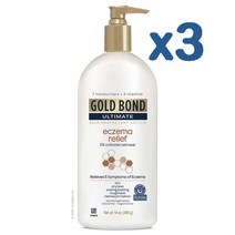 Gold Bond 골드본드 에크즈마 릴리프 바디로션 396g x3팩 Eczema Relief, 3개