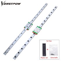 lm가이드 레일 고정밀 mgn12 mgn9 300 400 500 600mm 선형 슬라이드 1pc mgn12 선형 + 1pc mgn12h 블록 440c sus 스테인레스 스틸, mgn12 c