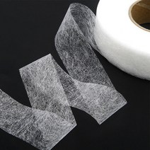 접착심지 안감 원단 양면 다대 테이프 부직포 열접착 의류용, 블랙 1.0cm (03-346A), 1개