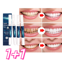 1+1 치아미백 세럼 셀프 3ml 셀프 치아미백 기계 미백기 화이트닝 겔, 3ml*1+1