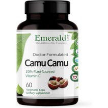 에메랄드랩 카무카무 비타민씨 캡슐 60정 Emerald Labs Camu Camu Vitamin C, 1개
