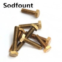 특수볼트육각 볼트 M5 x 8 10 12 14 16 20 50mm 나사 외부 황동 머리 개, 01 M5_10 14mm