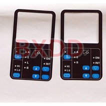 굴삭기 악세사리 PC 300-7 악기 스티커 디스플레이 78 모니터-7, 01 picture on the left