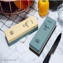 프리미엄 양면 숫돌세트 모음 연마석 칼 가위 갈이 샤프닝 미끄럼방지 숫돌 받침대, 숫돌21cm(400x1000)