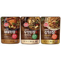 [사조대림] 해표 맛집 찌개양념 X 12봉 (바지락/해물/우렁/강된장), 선택:해물된장x6+강된장x6{I}