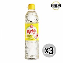 요리주 미림 맛술 오뚜기 미향 식초 900ml 3개, 본상품선택, 본상품선택
