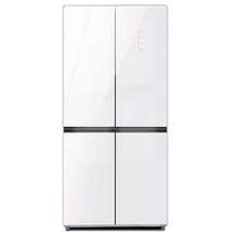 하이메이드 4도어 글램글라스 인버터 냉장고 HRF-H433WW 세미빌트인 (433L), 단품