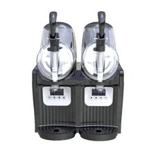슬러시기계더블 캔 스노우 멜팅 머신 2.5L 상업용 300 냉동 음료, 01 Black_01 110V_01 더블 항아리