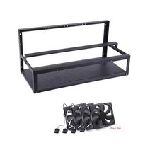서버랙 광산 장비 야외 광부 프레임 지원 8 그래픽 카드 8gpu amp 4개의 냉각, 협력사, 팬과 프레임