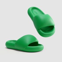 여름 커플 식빵 슬리퍼 두꺼운 바닥 고급 식감 슬리퍼