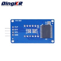 아두이노 7 세그먼트 LED 디스플레이 모듈 TM1637 4 비트 0.36 인치 시계 레드 양극 디지털 튜브 직렬, 한개옵션0