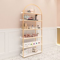 북유럽 헤어샵 철제 장식장 네일샵 미용실 디스플레이, 100X30X210  하단 서랍
