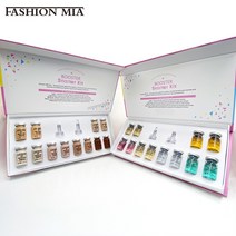 8ml BB 크림 글로우 세럼 앰플 스타터 믹스 키트 니아신 아미드 펩티드로 파운데이션 추가, 2 box Starter Kit