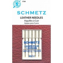 5 PACK SCHMETZ LEATHER 재봉틀 미싱 NEEDLES SIZE 80/12 부품# S-1784
