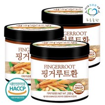 푸른들판 핑거루트 판두라틴 환 200g 3통 휭거루트 인도네시아산, 3개