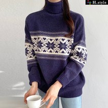 H스타일 (NS)눈꽃폴라니트티