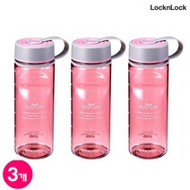 다봄 락앤락 착~달라붙는 그립감 투톤 비스프리 물병 650ml, 핑크