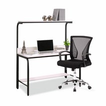 파란들 배그 메쉬 요추지지대 오피스/컴퓨터의자/학생의자-블랙, 단품