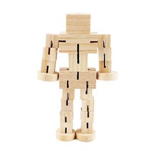 더담고 우드 변신 큐브로보트/관절 나무인형만들기 목각로봇
